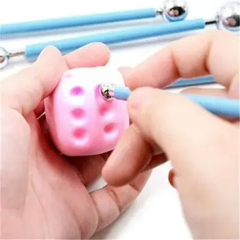 

14pcs Ball Stylus Dotting Tools Set for Embossing Pattern Clay Pottery Ceramics Flower Carving Sculpting Modeling GK99