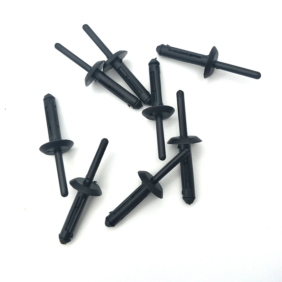 

50Pcs Universal Plastic Fascia Bumper Rivets Car Fastener Push Type Retainer Clip