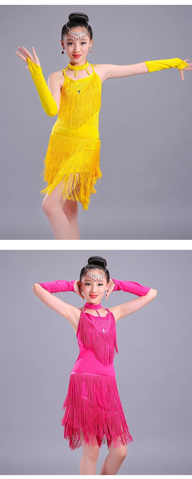 2019 латинское платье для танцев с кисточками современный танцевальный костюм платье для Танцы девочек Сальса Самба кисточкой бахромчатые
