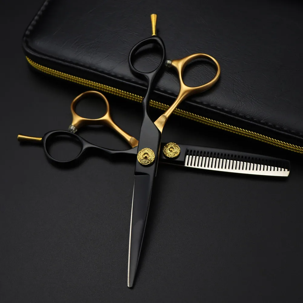 Rose Gold Hair Cutting Scissors Haircut Thinning Barber Cut Shears Tools Hairdresser Scissors