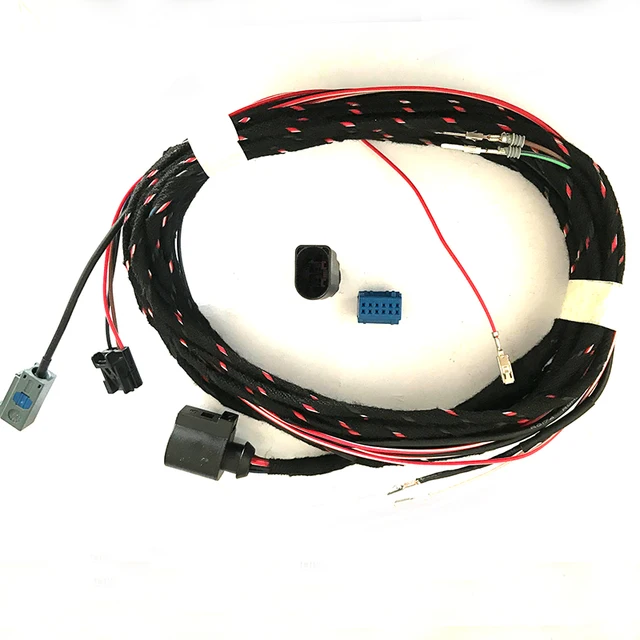 US $18.00 Rear View Camera Reversing Logo Camera Cable 5GG827469F Wire Harness Fit For Golf 7 MK7 VII