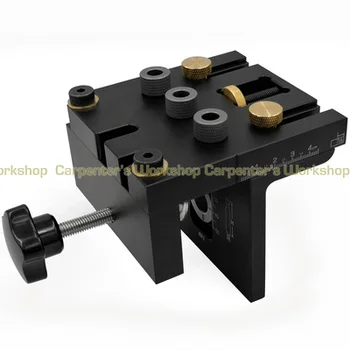 

Woodworking 3 In 1 Hole Jig kit With Step Drilling Bit Furniture Making