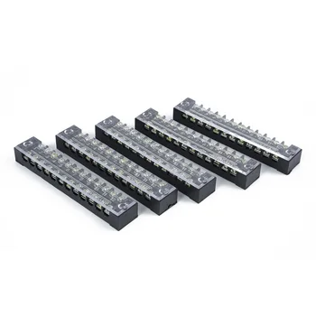 

15pcs Terminal Block 100A 660V Dual Row Universal 12 Points Electrical