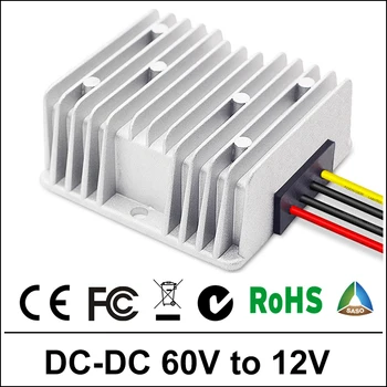 

60V to 12V 3A-15A 120W DC DC Boost Converter Step-down Waterproof Control Car Module Power Supply 60Volt TO 12Volt 3Amp-15Amp