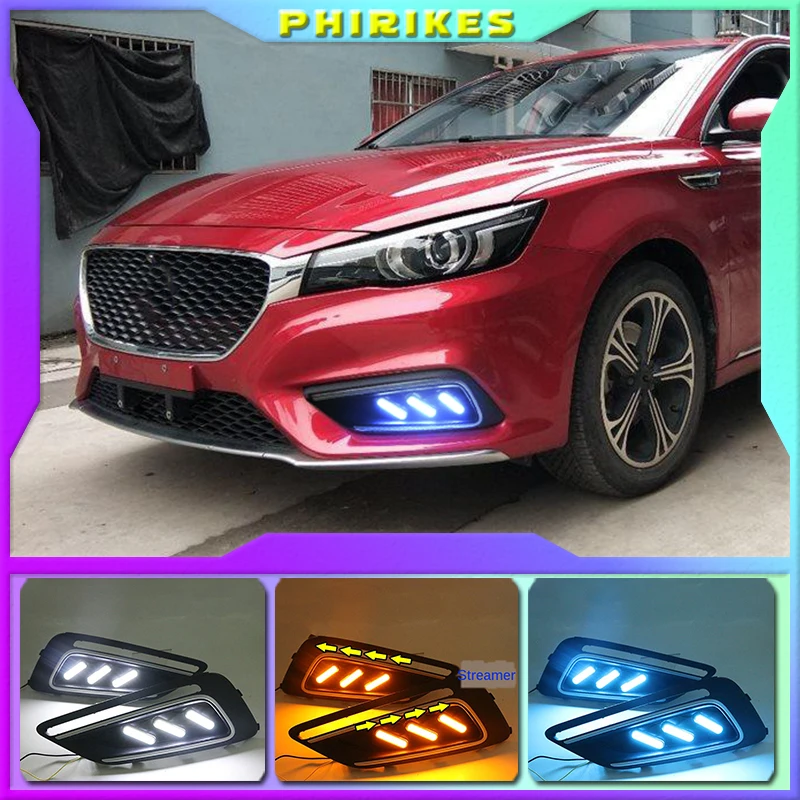 Дневные ходовые огни 1 пара светодиодный светодиодные дневные для morrisgarage MG6 MG 6 2017