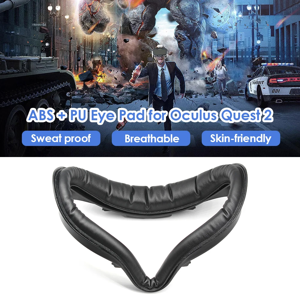 Interfaz Facial + almohadilla de silicona para Oculus Quest 2 VR, repuesto de auriculares, parte oculus quest 2, diadema