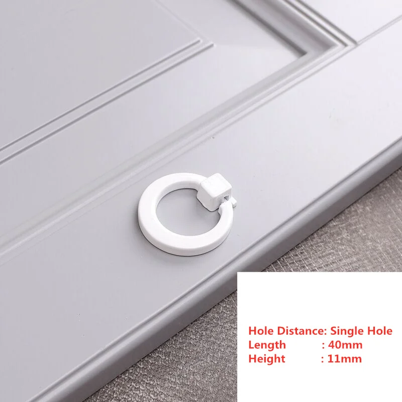 Simplicity Fuji White Kitchen and Furniture Handles