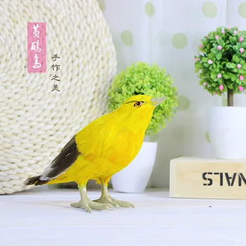 

Simulation Bird Feather Oriole Simulation Bird Model Toy Teaching Photography Soft Decoration Props