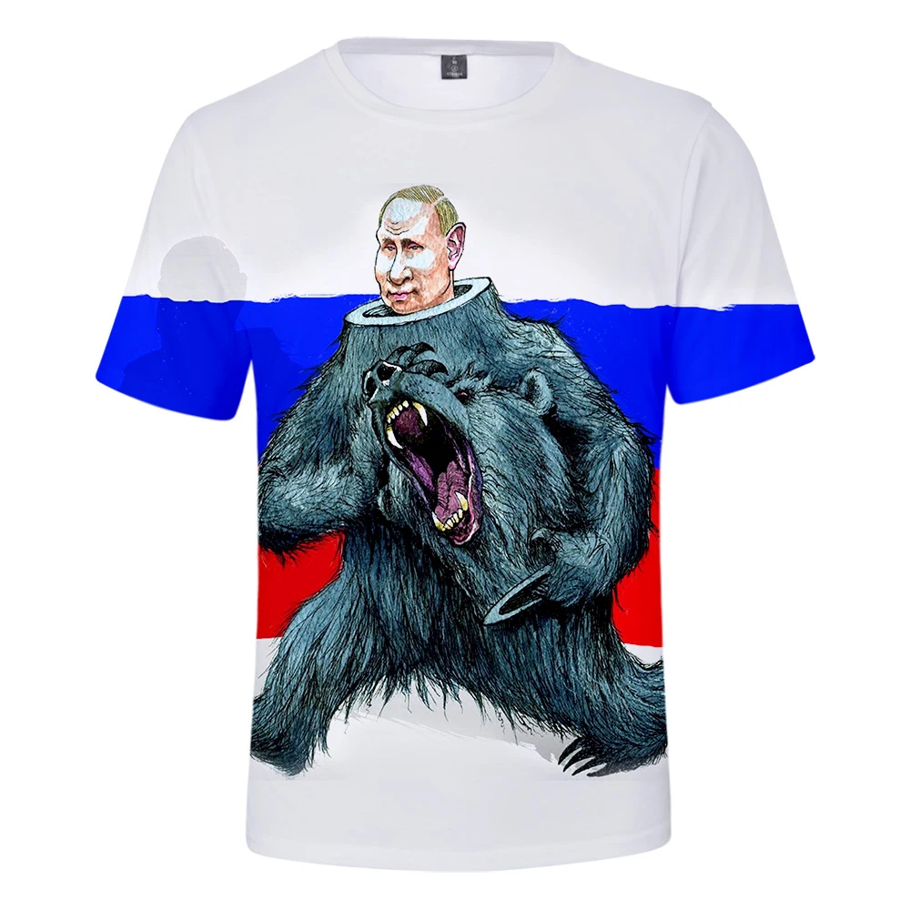 Notorious Putin Smalls 2Pac Tupac 3d Dye T-Shirt Women Men Fashion Clothing harajuku Tops Summer Style tees