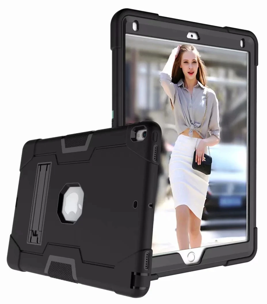 Kids Safe Heavy Duty Armor Silicone Case Cover for iPad Air 2 3 4 5 6 Mini Pro 9.7 10.2 10.5 11 inch 2017 2018 2019 Tablet Shell | Мобильные