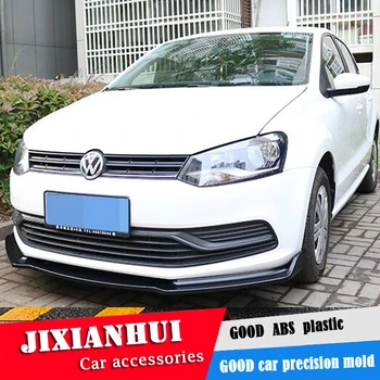 

For POLO Body kit spoiler 2017-2018 For Volkswagen POLO ABS Rear lip rear spoiler front Bumper Diffuser Bumpers Protector