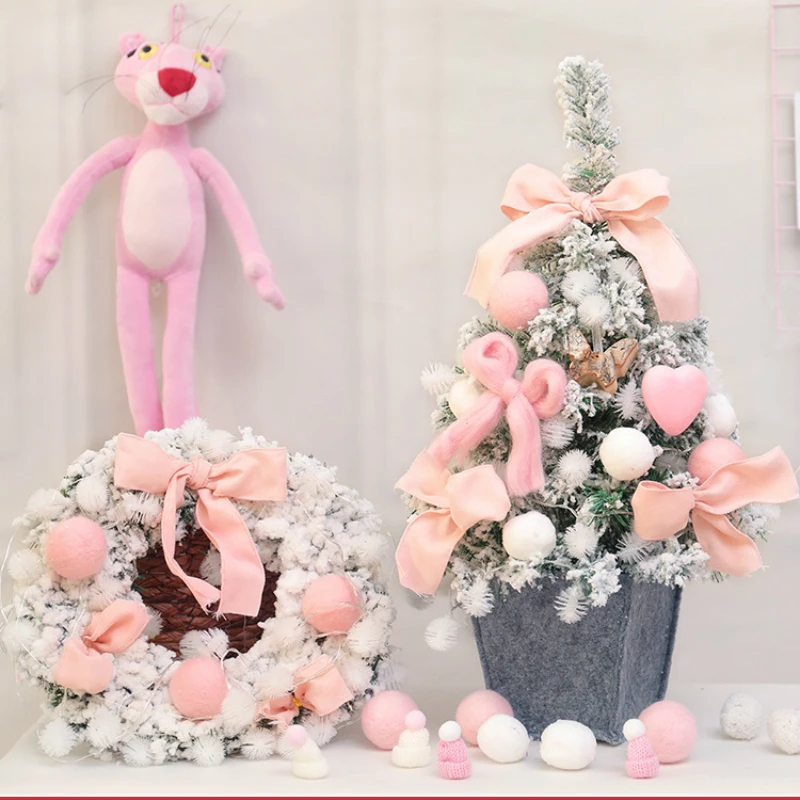 

Christmas Tree Display Decorations For Home Windowsill Desktop Ornament Patterned Accessory Children Gift wedding Festival Party