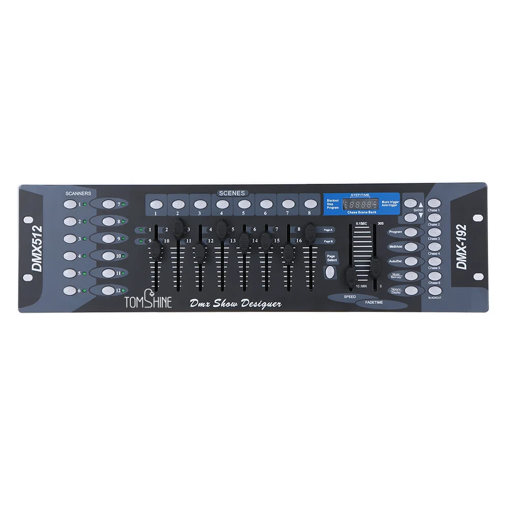 192 каналов DMX512 Контроллер консоль для сцены светильник вечерние DJ диско клуб винтажный сценический светильник s Led Par сценический светильник s