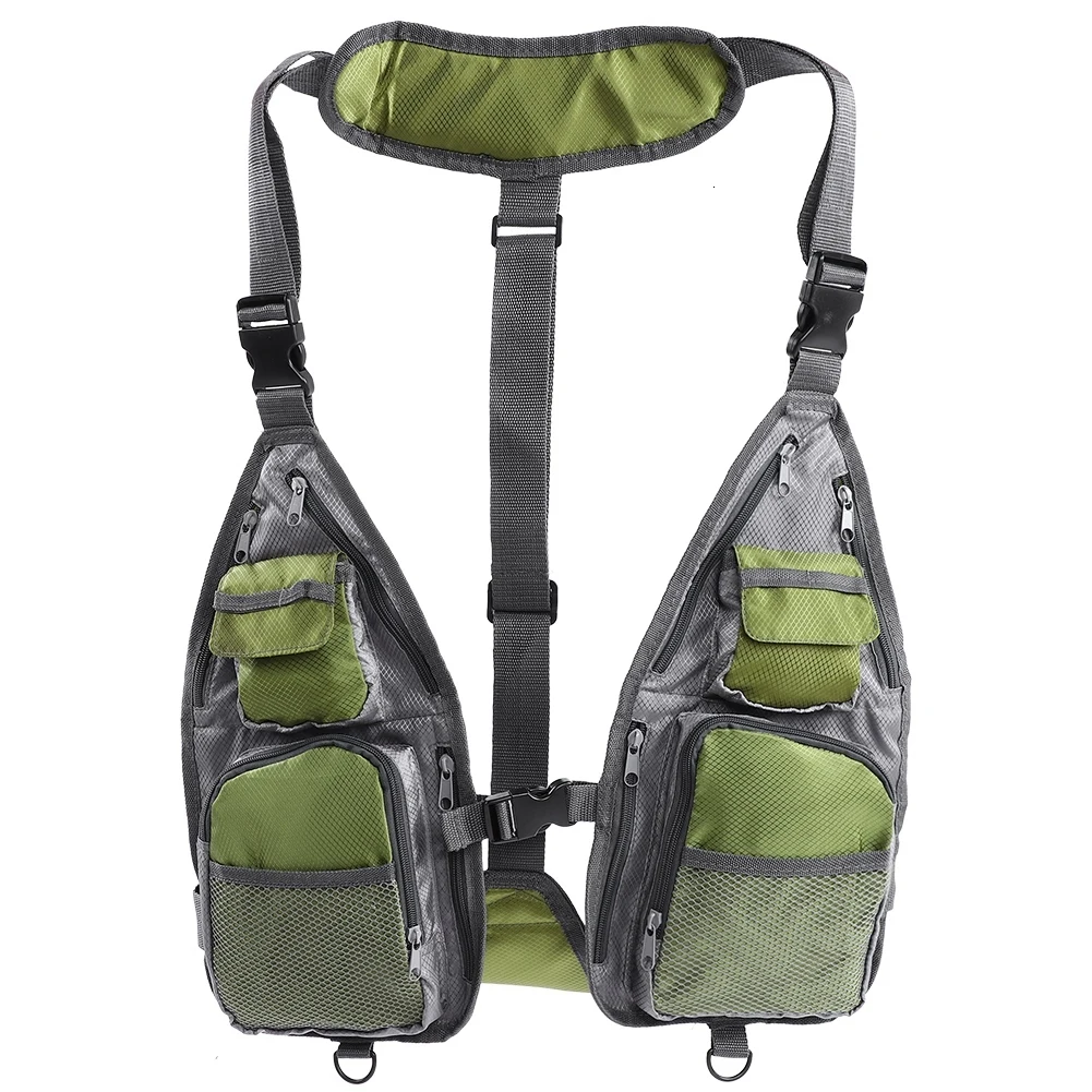

Multi-functional Breathable Mesh Fishing Vest Quick-Dry Fly Fishing Life Vest Lightweight Coat Jacket Fishing Equipment
