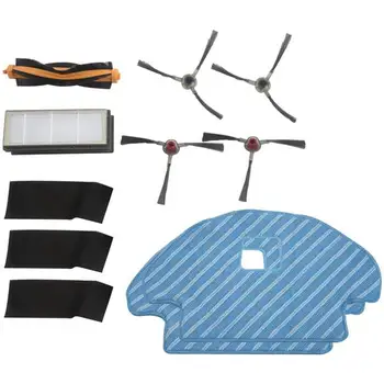 

Replacement Parts For ECOVACS DEEBOT OZMO 930 Robotic Vacuum Cleaner-Sponge Filter&High Efficiency Filter Side Brush Main Brus