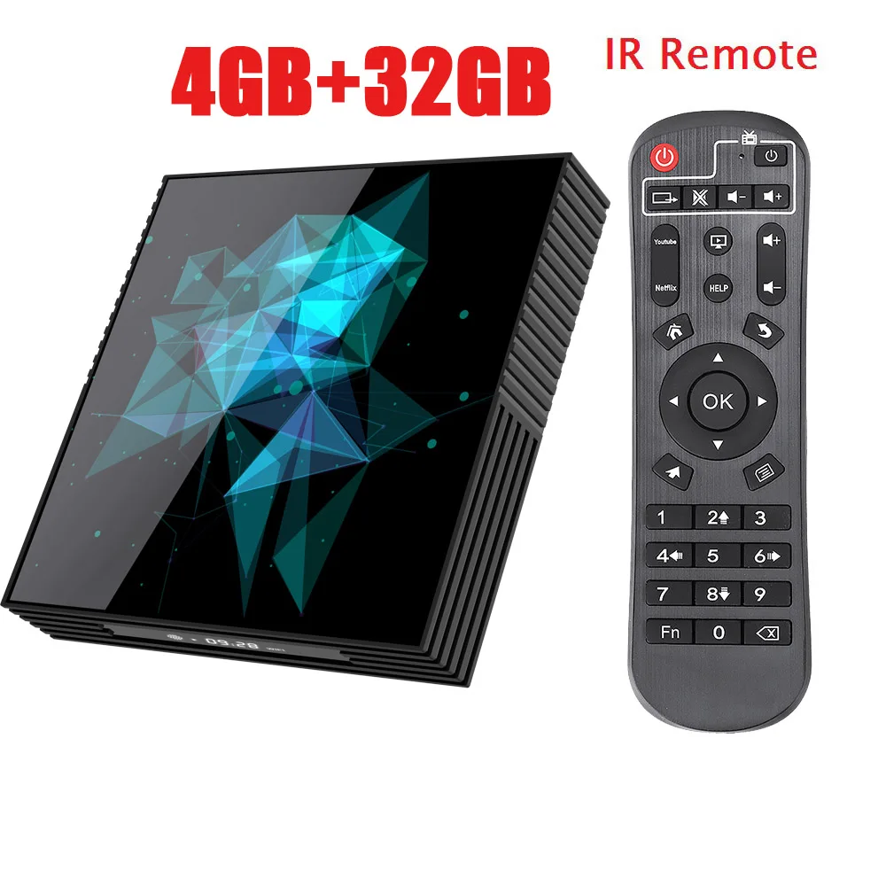 4GB 32GB A95X Z2 Smart tv Box Android 9,0 4 ГБ 32 ГБ 64 Гб 2,4G/5G Wifi Bluetooth 4,2 4K Google плеер PK H96 MAX RK3318 Android tv Box - Цвет: 4GB 32GB