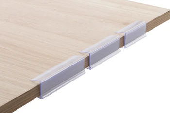

Glass Wood Shelf Edge Shelf PVC Plastic Super Grip Sign Holder Clip