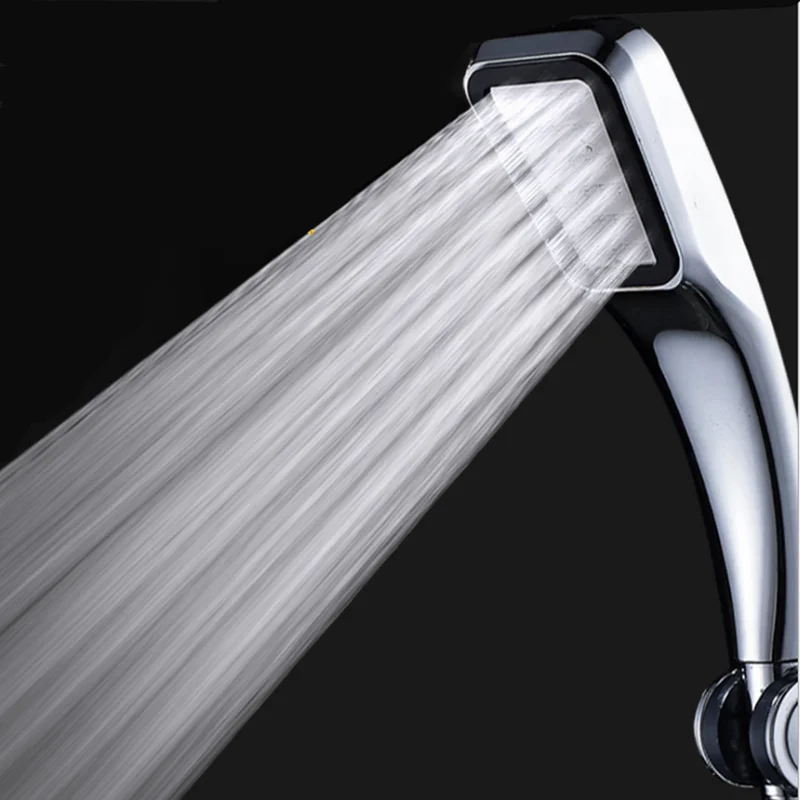 300 Holes Shower Head Water Saving One Key To Stop Water Nozzle High Pressure Rainfall Shower Head Bathroom Accessories shower head shower nozzle
