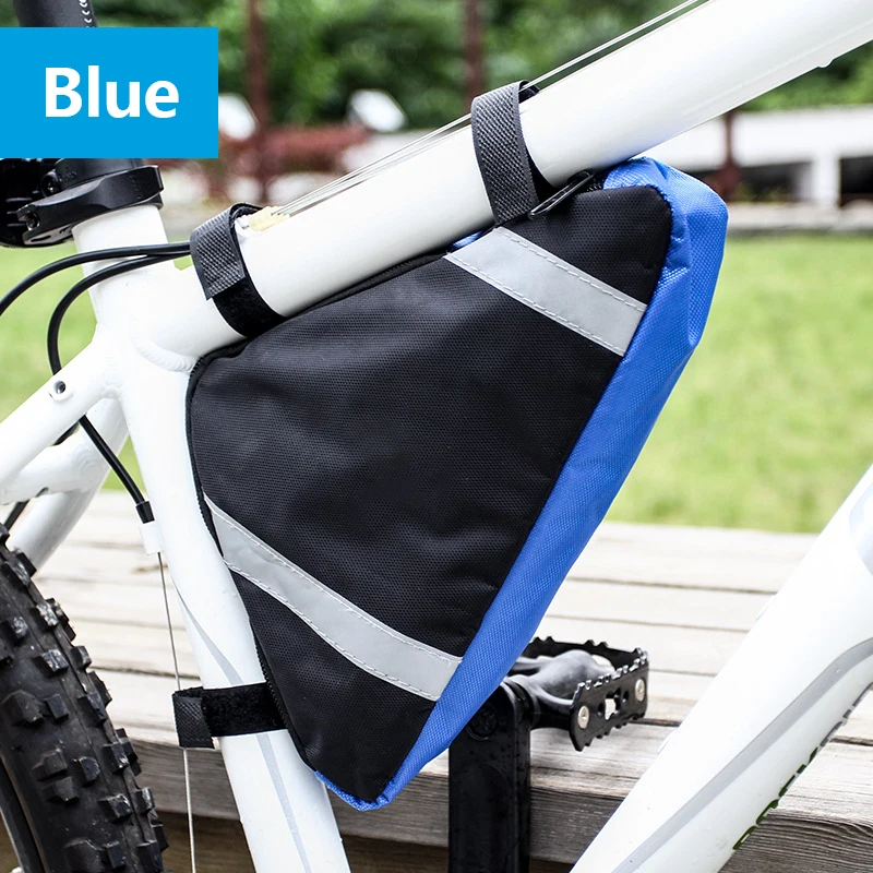 H Tomorrow Bicycle Triangle Frame Bike Bag with Water Bottle Pouch-Bicycle Bike Storage Bag