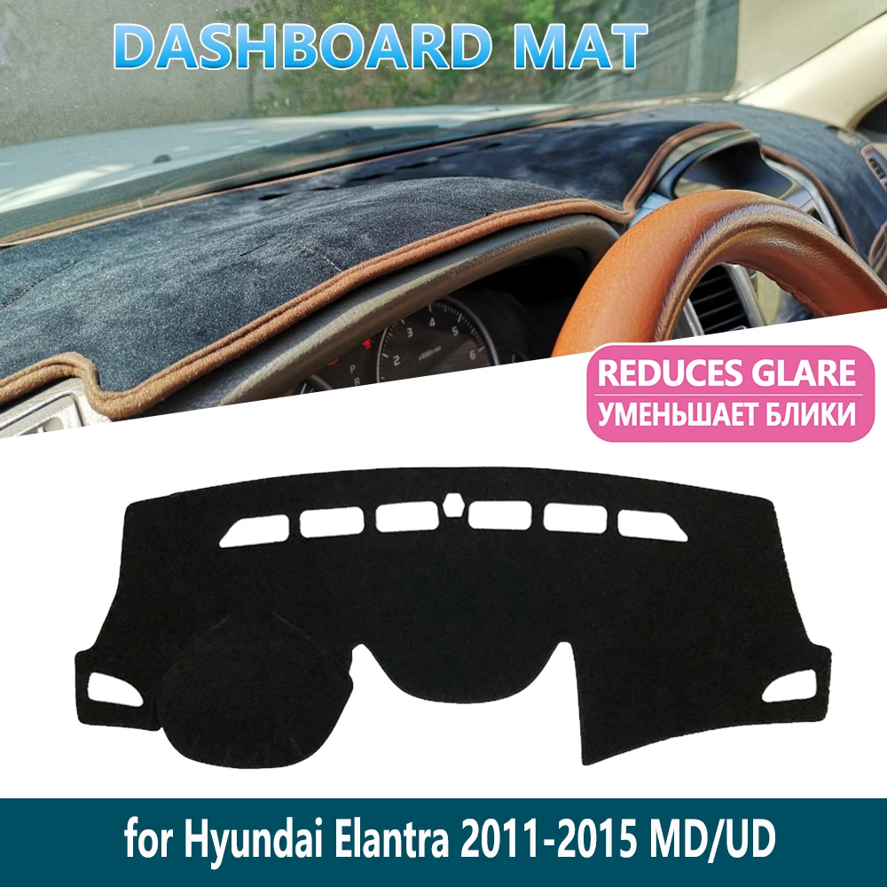 

for Hyundai Elantra 2011 2012 2013 2014 2015 MD UD Avante Dashboard Mat Cover Pad Inner Sun Shade Dash board Car Accessories