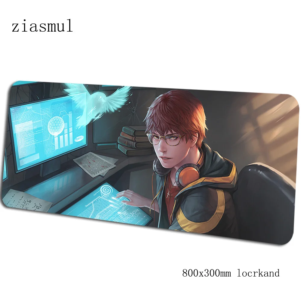 Коврик для мыши mystic messenger, большой игровой коврик для мыши 800x300x3 мм, коврик для мыши, игровой коврик для мыши, высокое качество, коврик для мыши, Настольный коврик для мыши - Цвет: pattern 1