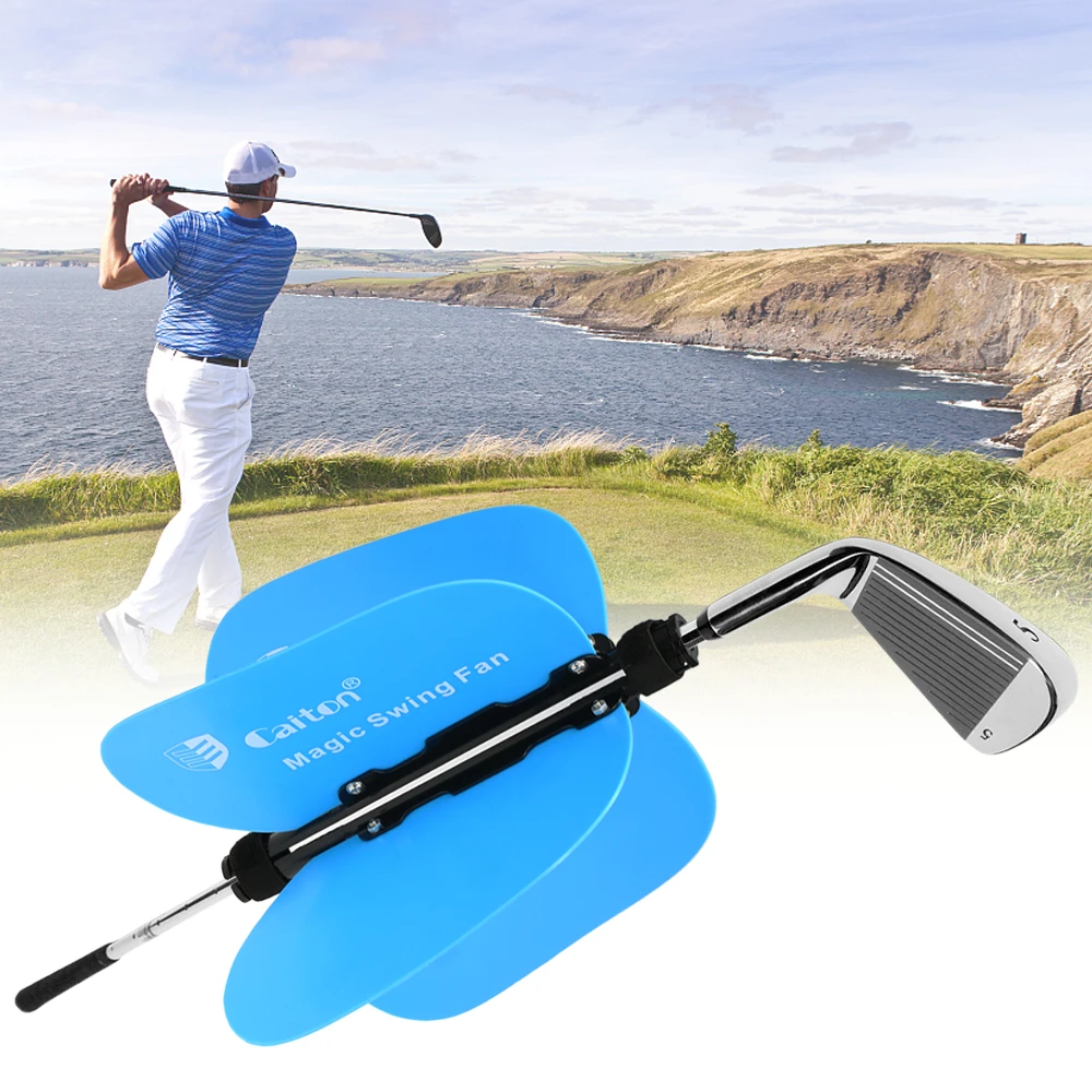 Golf Swing Fan Trainer Golf Power Resistance Posture Correction Training Aid Golf Swing Trainer Dropshipping