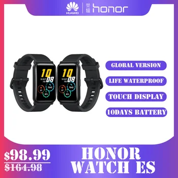 

New Honor Watch ES Global Version Multi-language 1.64'' AMOLED Touch Display Heart Rate Monitoring Blood Oxygen 5ATM SmartWatch