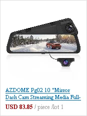 New V35 DVR видеорегистратор зеркало заднего вида Автомобильная камера водонепроницаемая камера заднего вида g-сенсор