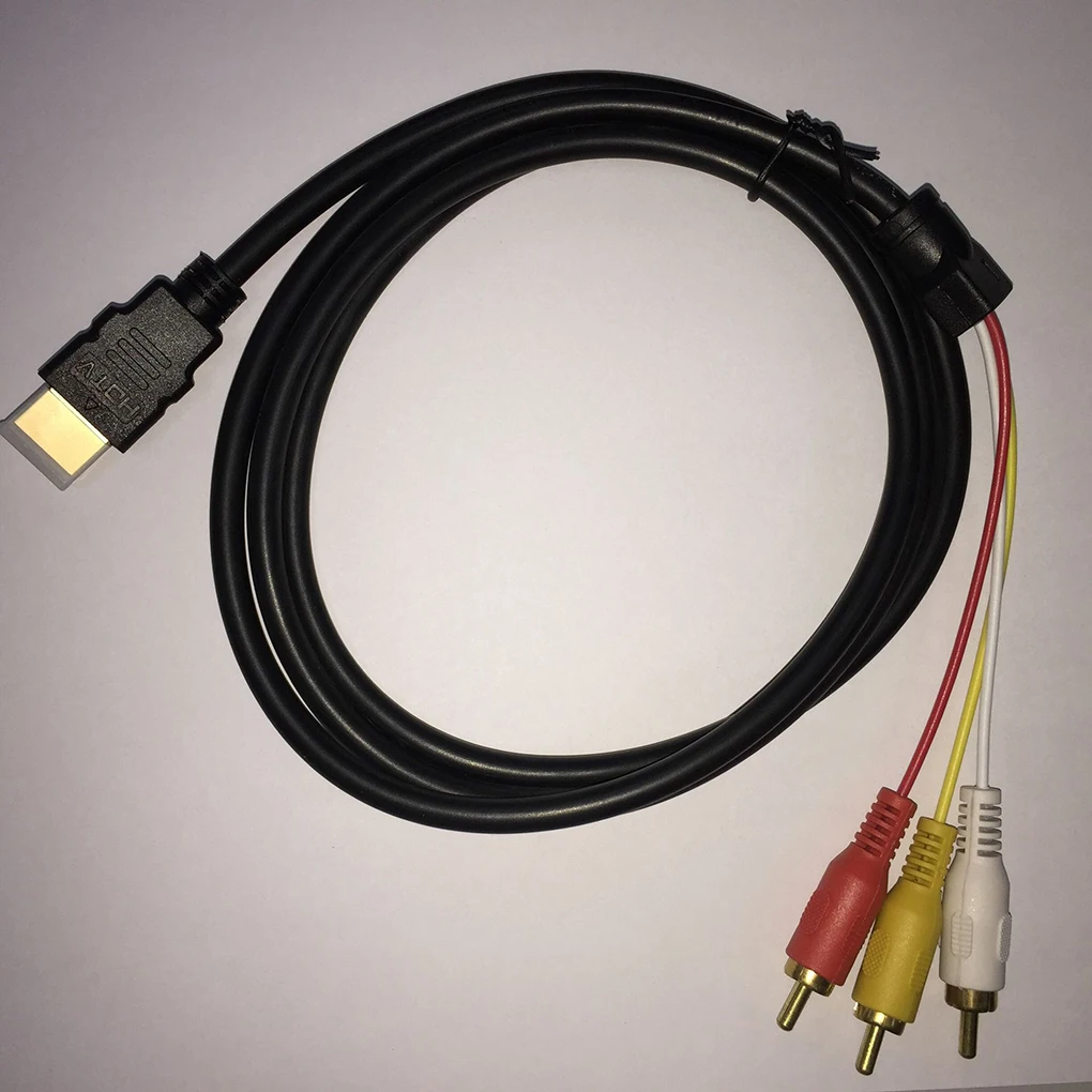 Медный HD к RCA кабель HD штекер к 3RCA AV композитный штекер M/M Соединительный Кабель-адаптер Шнур передатчик