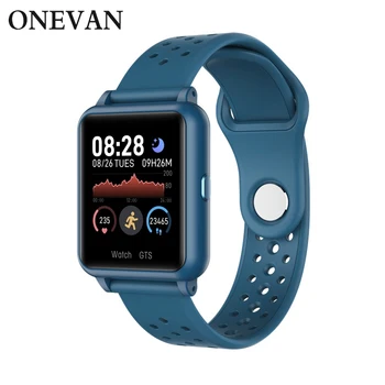 

2020 Smart Watch Men Women Heart Rate Monitor Bracelet Sleep Blood Pressure Fitness Tracker Waterproof Color Sport Square Watch