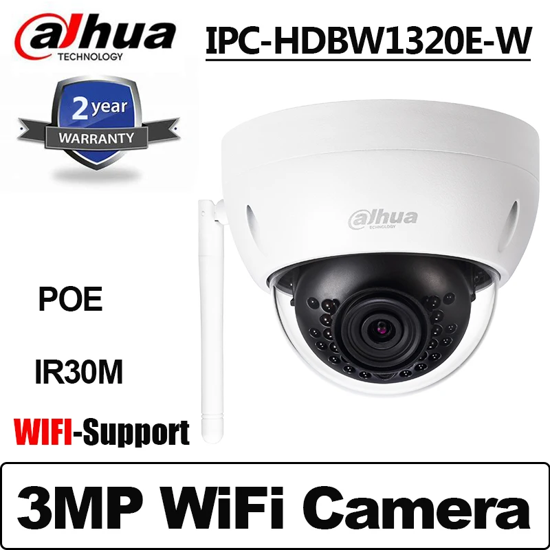 dahua IPC-HDBW1320E 3MP HD POE IR Network IP IP67 Mini day/night Dome Camera