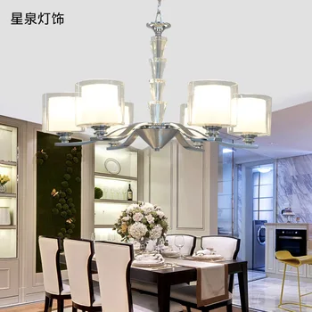 

Modern Minimalist Chandelier Living Room Crystal Lamp Nordic Light Luxury Bedroom Library Restaurant Creative Lighting