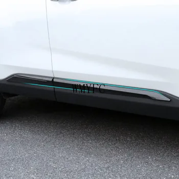 

4 Pcs Car Side Door Body Molding Trim Cover For Toyota RAV4 2019 2020 ABS Chrome Door Body Anti-scratch Side Strips Car Styling