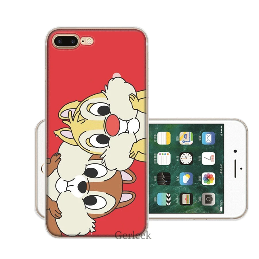 4 Чехол для мобильного телефона из ТПУ для iPhone 11 Pro X XS Max XR 5 5S SE iPhone 6 6S 7 8 Plus чехол чип N Дейл фон - Цвет: 4