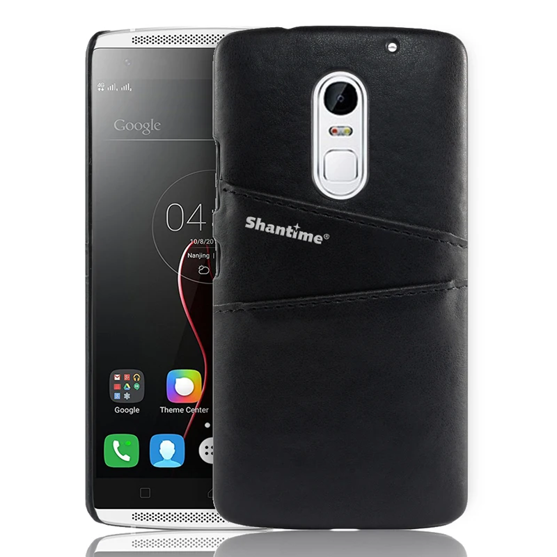 Роскошная Обложка на заднюю панель из искусственной кожи для lenovo Vibe X3, чехол-кошелек для lenovo Vibe K4 Note A7010, отделение для визиток, чехол для телефона - Цвет: BLACK