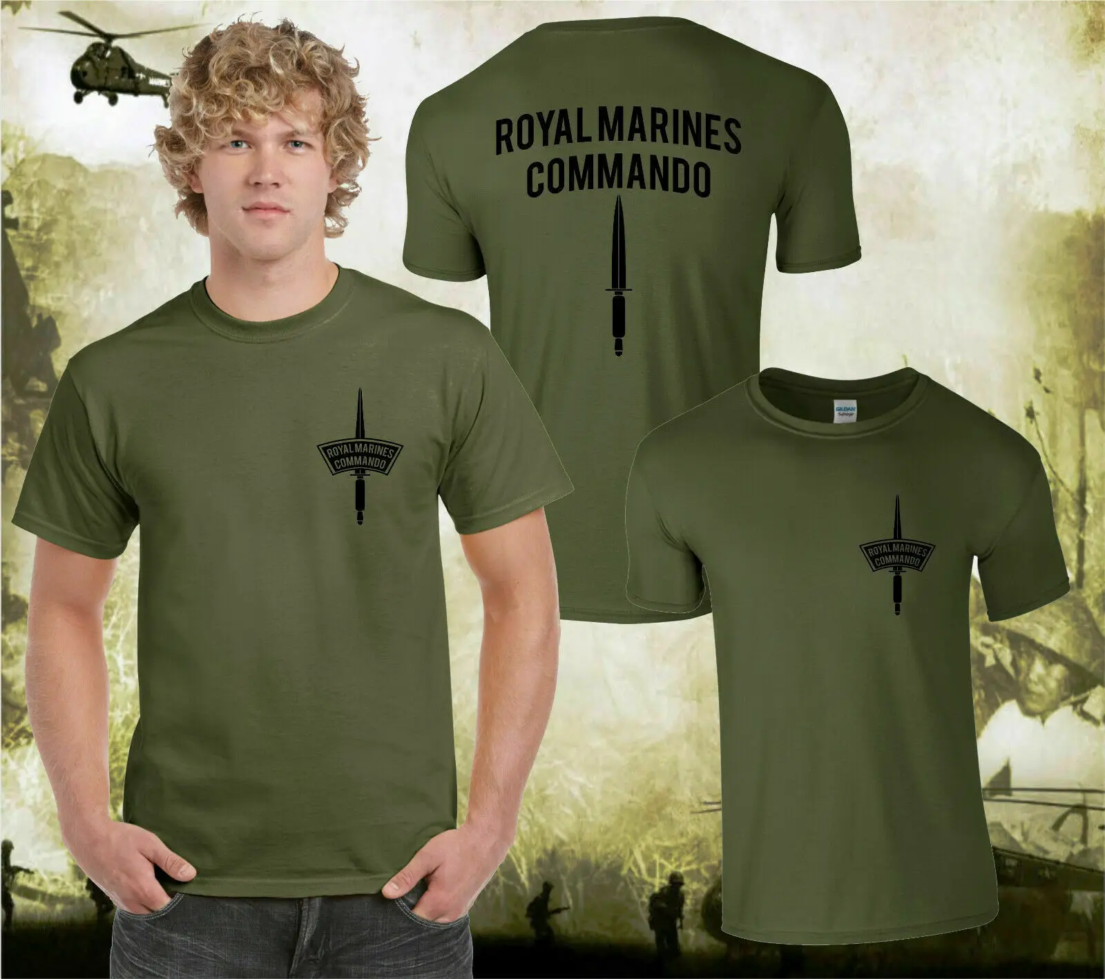 royal marines commando t shirt