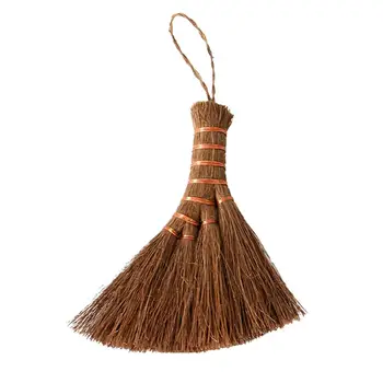 

Multifunctional Brush Sturdy Hand Brush For Home Car Use Brown Mini Broom Easily Cleans Car Mats And Table Dinner Cleaning Tool