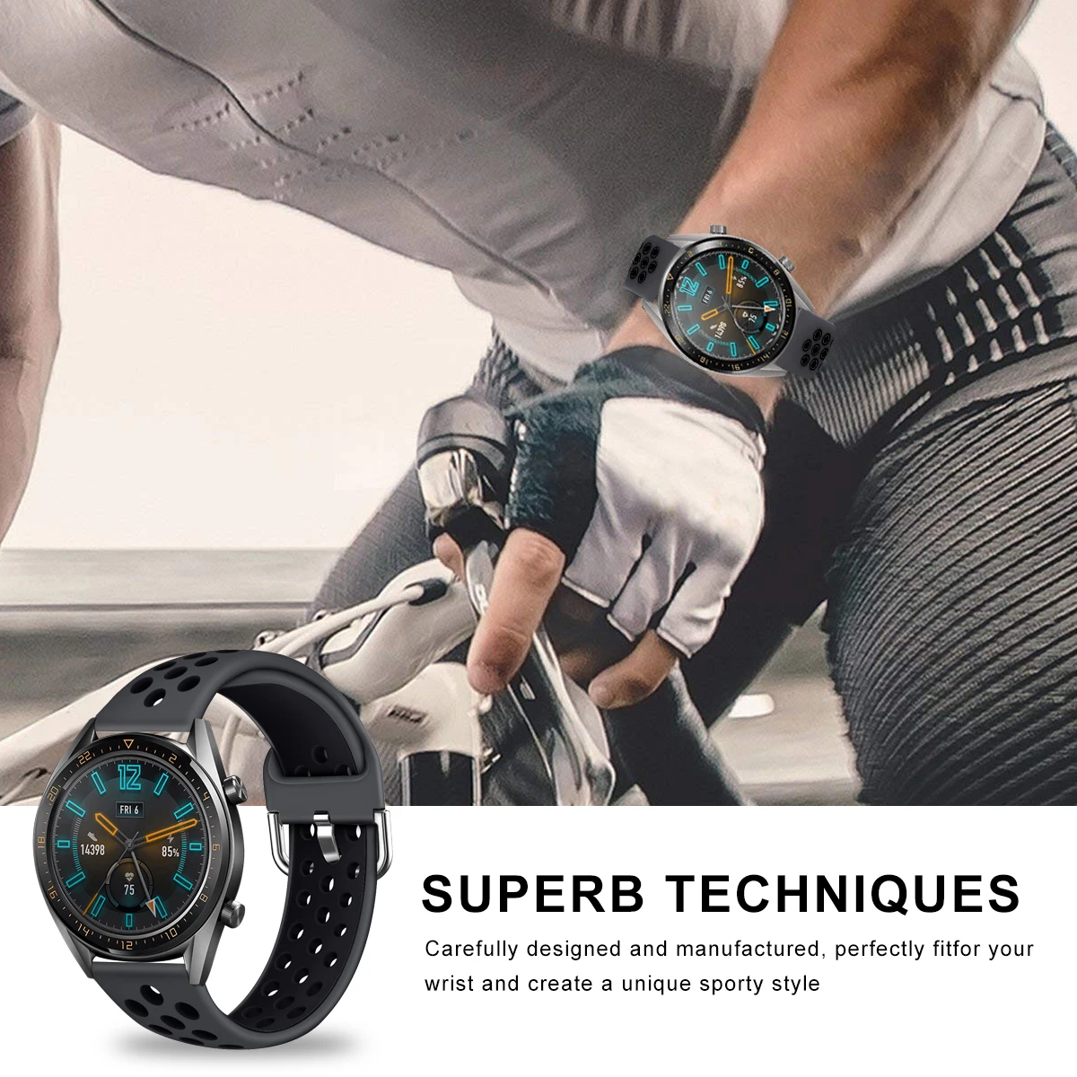 Для huawei Watch GT 2 ремешок 22 мм гибкий мягкий силиконовый Смарт-часы с заменой ремешка браслет для huawei Watch GT2