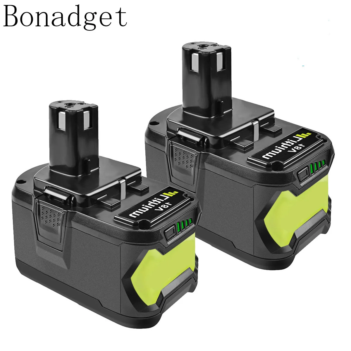 Bonadget Сменный аккумулятор для Ryobi 18 в 6000 мАч 9000 мАч P108 аккумулятор RB18 литий-ионный аккумулятор для электроинструментов