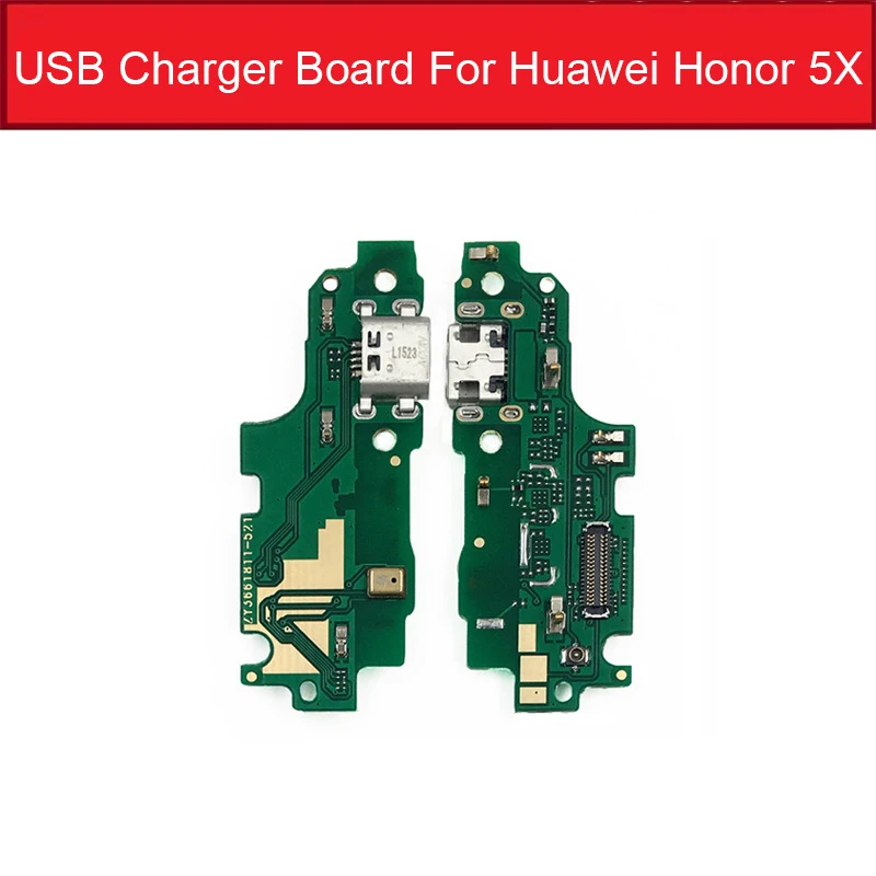 Зарядное устройство USB для huawei Honor 5A 5C 5X6 6A 6X7 7A Pro 7C 7X 8A 8C Max Usb зарядка док-станция разъем Замена платы - Цвет: For Honor 5X