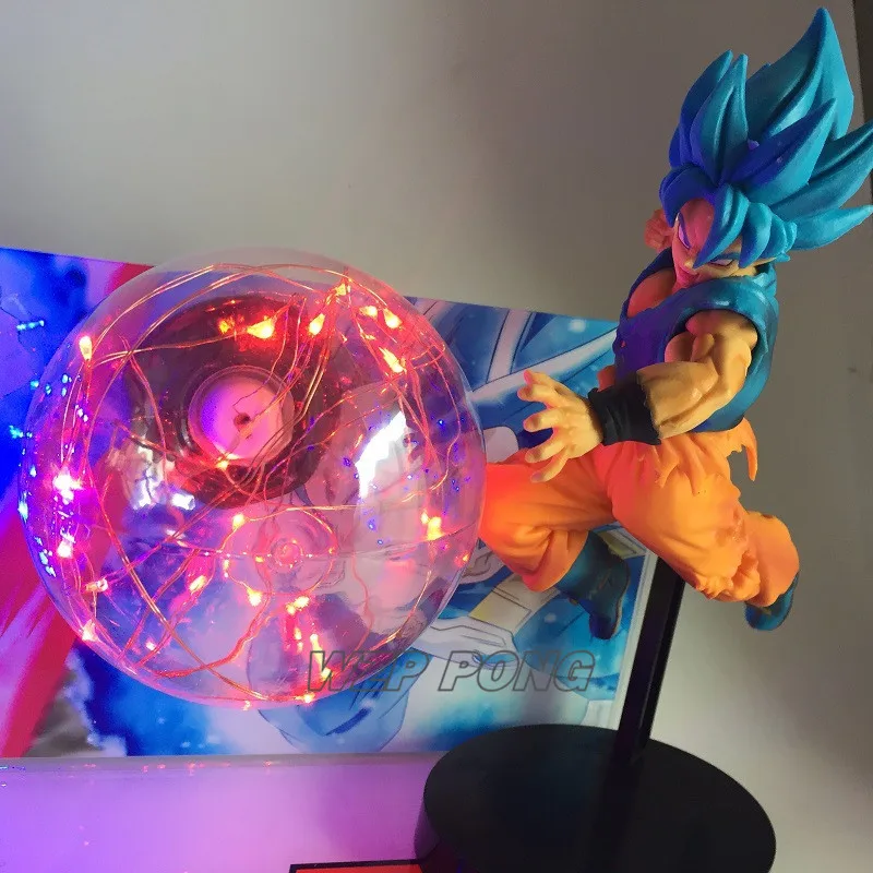 21 см Dragon Ball Son Goku vs Vegeta светодиодное украшение фигурка куклы игрушки ПВХ фигурка Коллекция Модель игрушки подарок