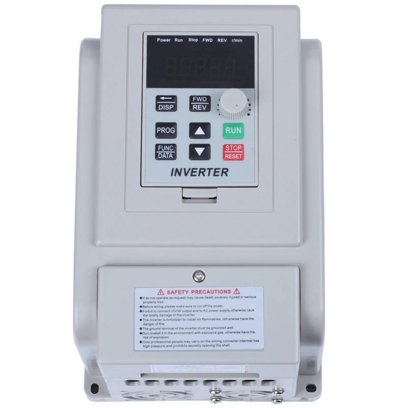 AC 220V преобразователь частоты 1.5KW VFD регулятор скорости Inversorde Синусоидальная