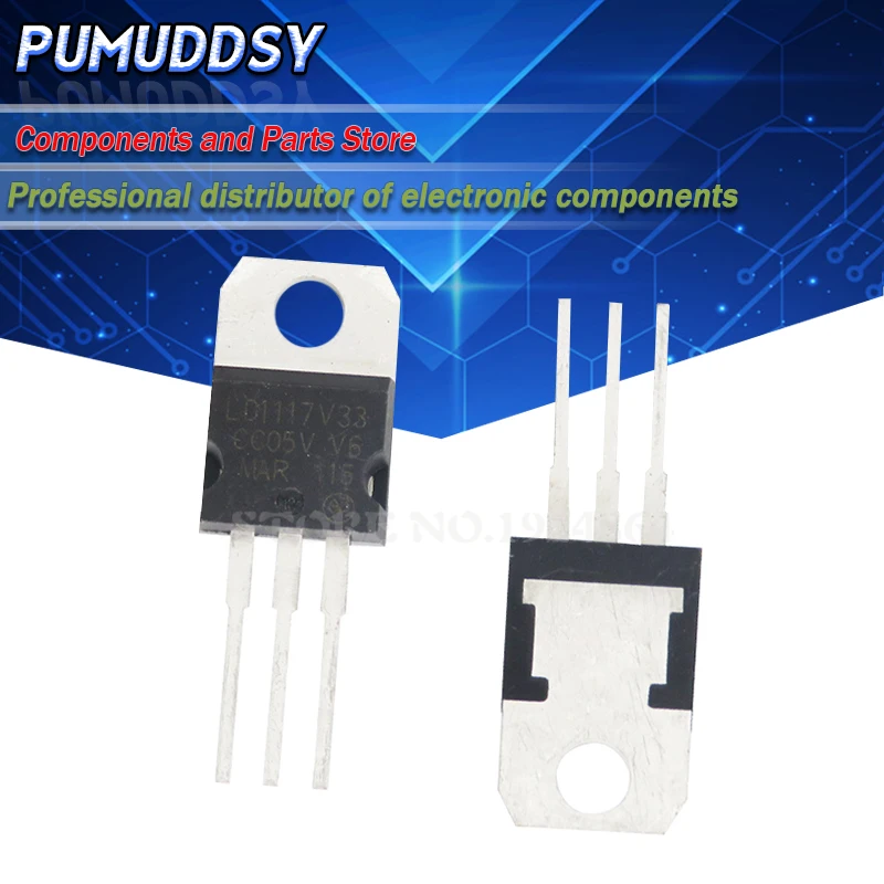 10 шт. LD1117V33 220 LD1117AV33 TO220 LD1117 3 IC|Интегральные схемы| |