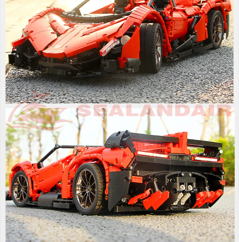 Строительные блоки MOC RC автомобиль приложение управление Мотор мощность функции Creator Technic кирпичи игрушки 13079 13085 XQ1001 C61006 23009
