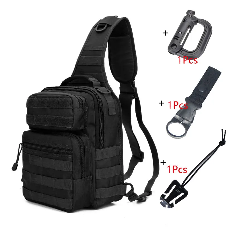Военный Рюкзак, Мужская армейская тактическая сумка, рюкзак для альпинизма, кемпинга, походов, путешествий, открытый Камуфляжный Рюкзак - Цвет: Black 2