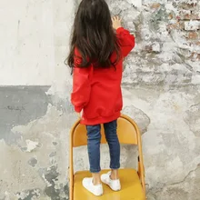 Джинсы для девочек осенняя одежда стиль детская одежда корейский стиль детские джинсы облегающие длинные брюки