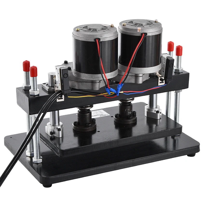 Пресс-машина для обработки кожи стали электрическая высечка утягивающая машина маленькая высечка Штамповочный Инструмент для штамповки давления режущий инструмент 220 В/110 В
