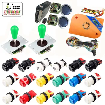

NEW 2 Player DIY Arcade Kit Pandora box 9 1500 in 1 game board and joystick American HAPP Style Push Button for Arcade Machine