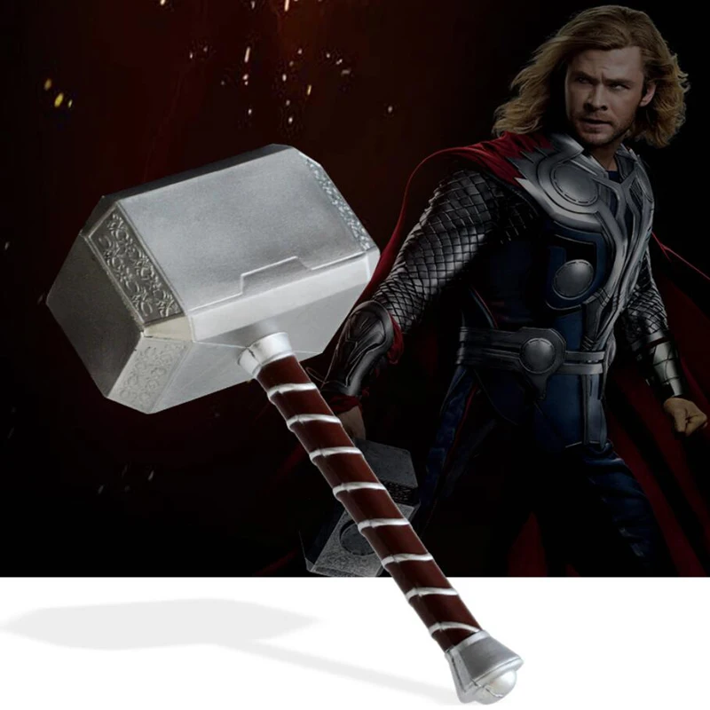 

Avengers Endgame Captain America Thor Hammer Cosplay 1: 1 Hammer Movie Guns Arms PU Marvel Superhero Party