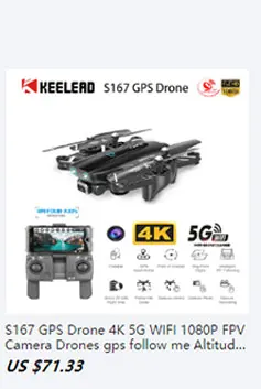 KEELEAD M69G FPV RC Дрон 4K 1080P WiFi HD Двойная камера s Дрон складной мини Дрон жесты фото Квадрокоптер с камерой VS F11 Pro